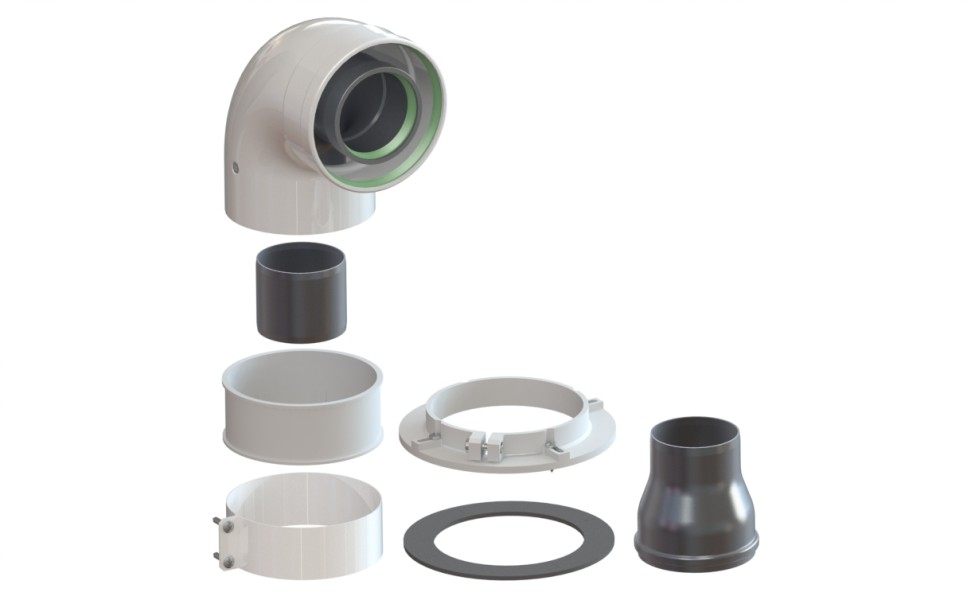 Стартовое колено для котлов