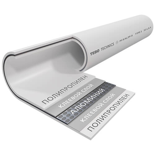 Труба SDR 6 (армировка алюминием по центру)