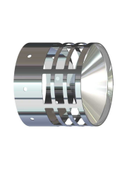 Решётка газоотвода горизонтальная 80 мм