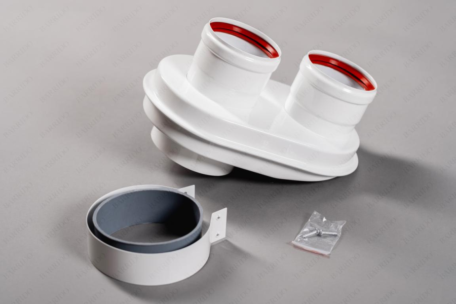 Адаптер моноблочный с хомутовым соединением