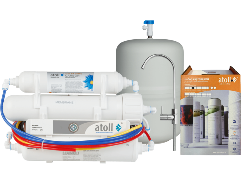 Система обратного осмоса atoll Compact A-450m STDA (без питьевого крана)