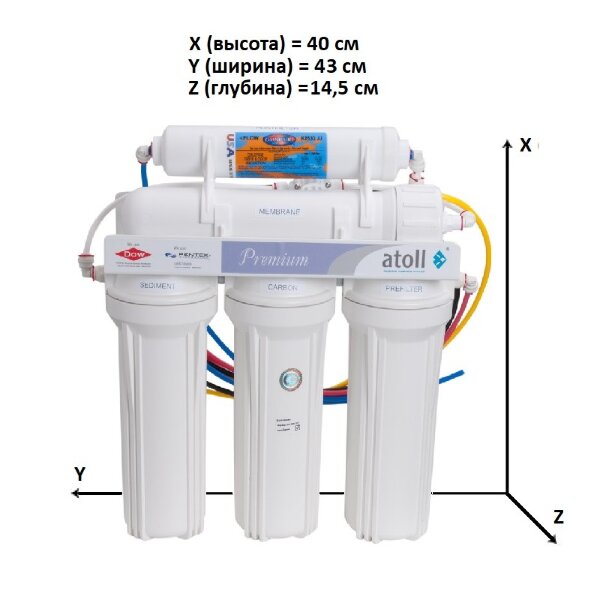 Система обратного осмоса Atoll A-550 MAX без крана
