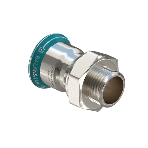 Пресс-угол с резьбой Balanstar Press Inox, S2318, [ВПр-ВР]