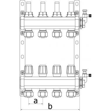 Коллекторная группа с расходомерами