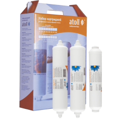 Набор картриджей atoll №206m STDA (префильтры/постфильтр для Compact A-450m, 475m, 4100m, Slim4200m)
