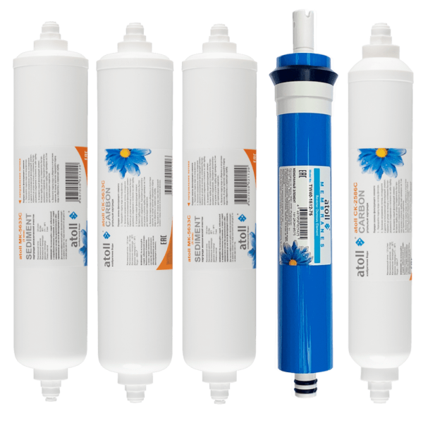 Набор картриджей atoll №104 STDA (для A-575 SailBoat, A-575E CMB-R3)