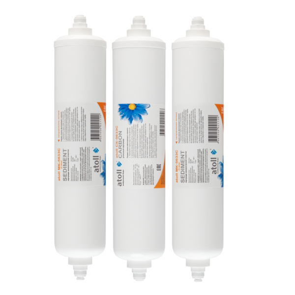 Набор картриджей atoll №204 STDA (префильтры для SailBoat A-550, A-575 и A-575 CMB-R3)