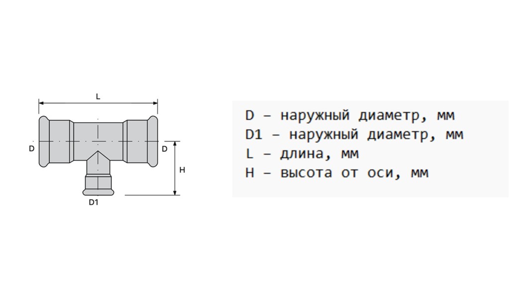 Пресс-тройник Balanstar Therm EP, S2608, ВПр-ВПр-ВПр