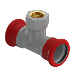 Пресс-тройник с резьбой Balanstar Therm EP, S2610, [ВПр-ВР-ВПр]