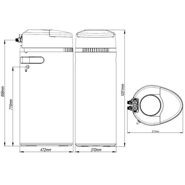 Система очистки воды atoll Excellence B-35CS (умягчение, сорбция, удаление хлора)