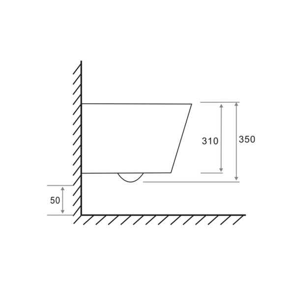 Комплект для установки подвесного унитаза: застенный модуль, панель смыва TECEspring V, хром глянцевый с хромированным контуром клавиш, унитаз TECEspring S