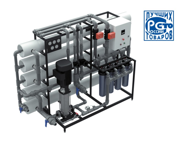 AWT RO-10/8040  - установка обратного осмоса с насосом (до  10 м3/ч )