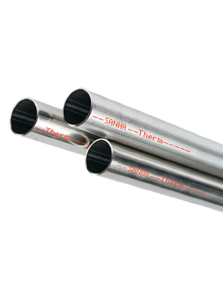 Труба стальная оцинкованная Sanha-Therm