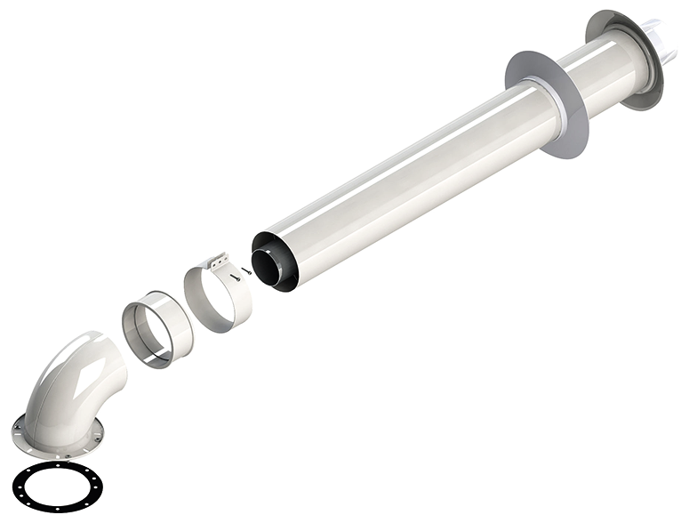 Универсальный комплект c фланцем (антиобледенитель)